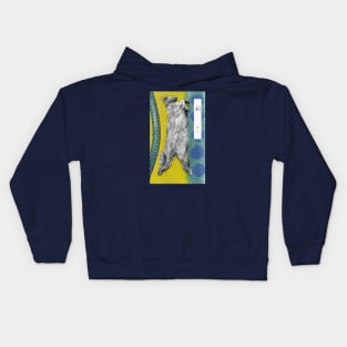 Sleeping Studio Cat Kids Hoodie